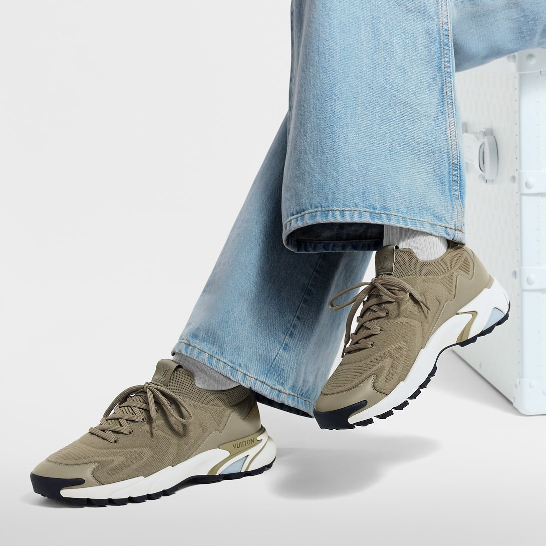 LV Tatic Knit Sneaker Khaki Green