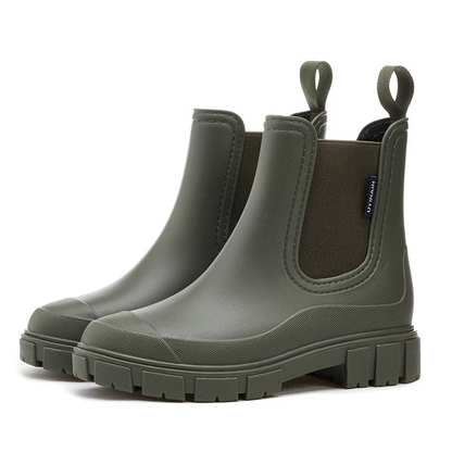 Women’s Chelsea Rain Boots Waterproof Anti-Slip Outdoor