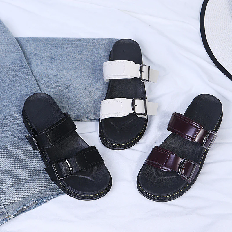 Women's Coastal Gladiator Sandals – Sporty Platform Slide with Contoured Footbed