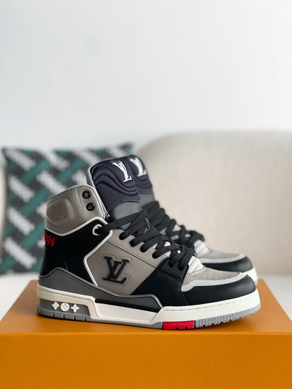 LV Trainer Boot Grey High Top