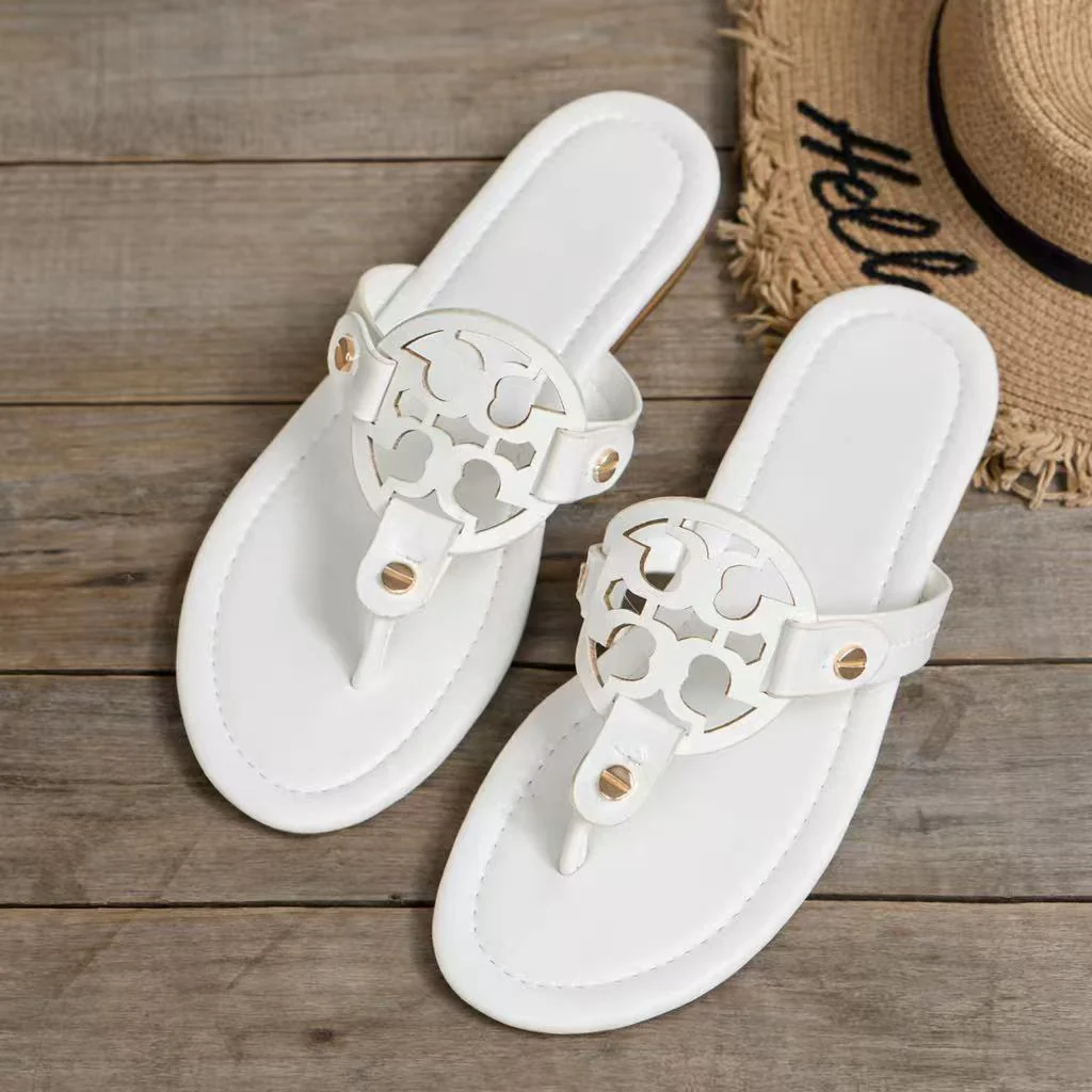 Women’s Aurelia Flat Thong Sandals – Elegant Roman-Inspired Summer Slides