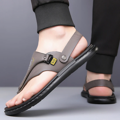 Drift Men’s 2-Way Summer Sandals – Convertible Slides with Adjustable Backstrap