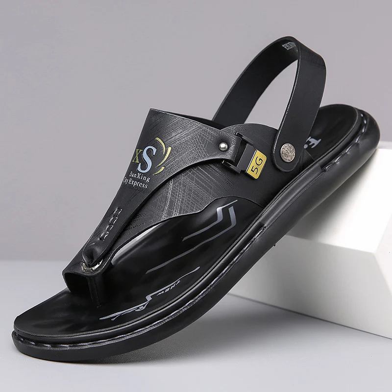 Drift Men’s 2-Way Summer Sandals – Convertible Slides with Adjustable Backstrap