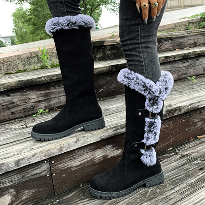 Women's WinterHug Mid-Boots - Plush Lined Suede Snow Boots