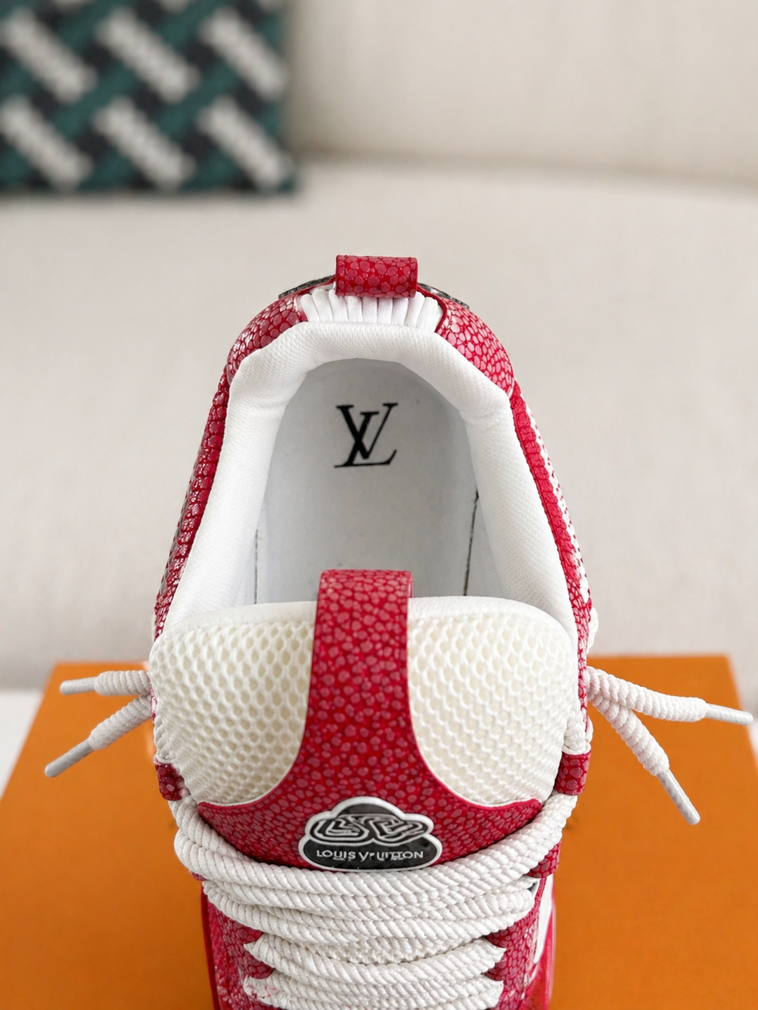 LV Skate Sneaker Red