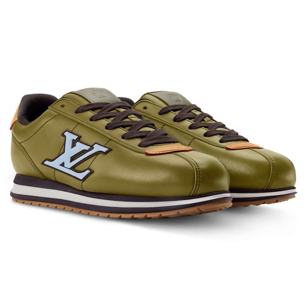 LV Buttersoft Sneaker Dark Khaki Green