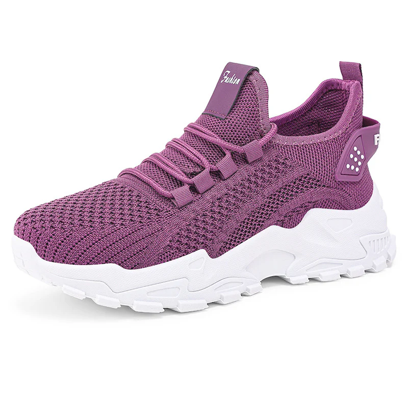 Women’s AirWeave Sneakers – Breathable Mesh Lightweight Flat Shoes